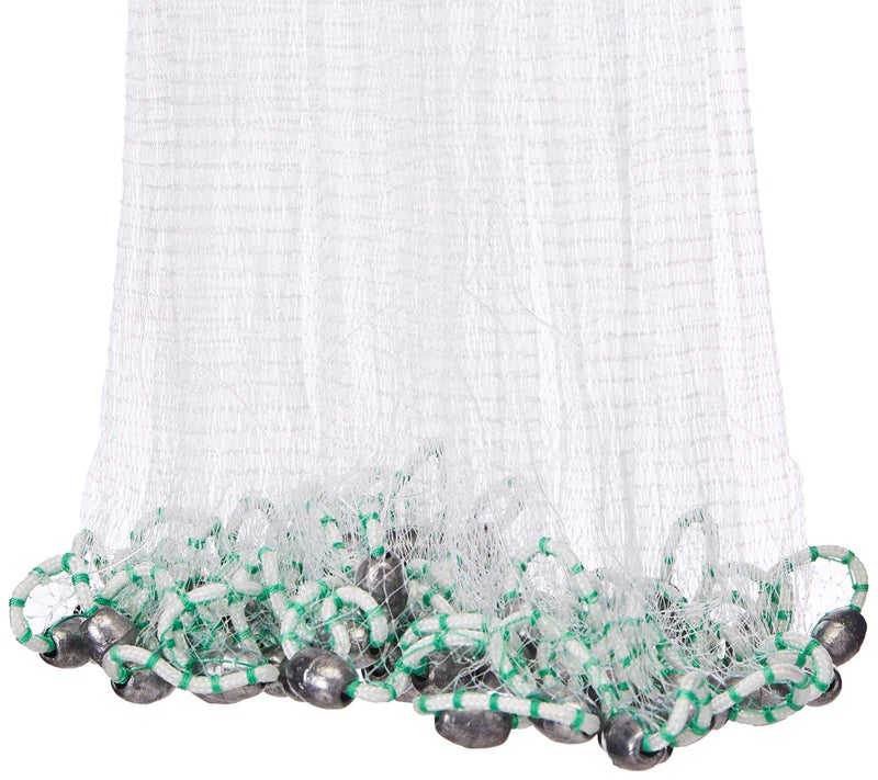 Betts 4-Foot Mono Bait Cast Net with Lead Weight and 1/4-Inch Mesh,White - Image 1